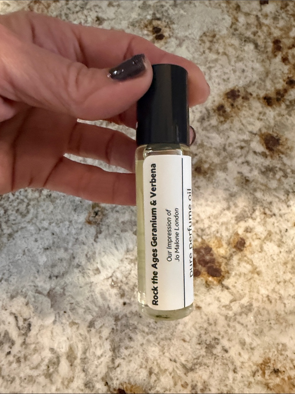 BRAND NEW Roll-OilPerfumery Perfume Oil - Geranium & Verbena (Clear)